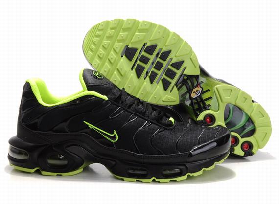 New Men'S Nike Air Max Tn Black/ Greenyellow/